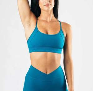 Soutien-gorge de sport pour femmes grande taille, logo personnalisé sur le devant, hauts courts, maintien élevé, respirant, prix raisonnable, vente en gros - Product Image 5