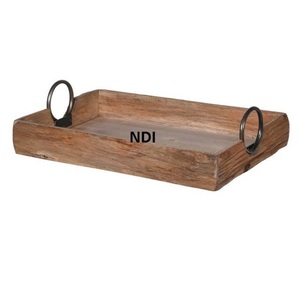 Plateau métallique brillant sur mesure pour service de traiteur de mariage et d'événements, idéal pour servir des desserts ou des pâtes à la maison – Vente chaude - Product Image 3