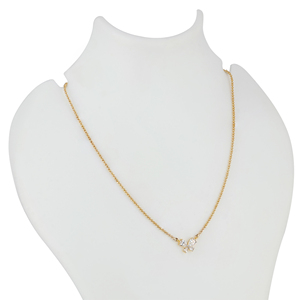 สร้อยคอจี้รูปผีเสื้อเพชรเพาะเลี้ยง 0.95 กะรัต ทองคำแท้ 14K สำหรับผู้หญิง เครื่องประดับหรูหรา รับรองโดย IGI - Product Image 4