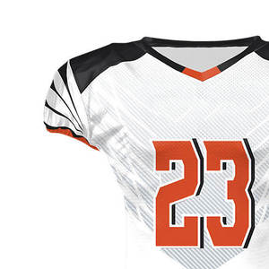 Sublimación de impresión de secado rápido de malla de fútbol americano Jersey precio al por mayor personalizado de los hombres de fútbol americano Jerseys - Product Image 5