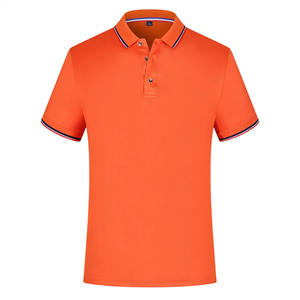 Nuevo Color sólido Verano Hombres Manga corta OEM Regular Fit Transpirable Anti-Pilling Marca Polo - Product Image 2