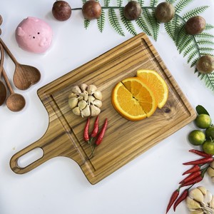 ModernSourcing Planche à découper de cuisine avec manche en bois d'acacia Bloc à découper en bambou naturel pour fromage Nouveau modèle du Vietnam - Product Image 1