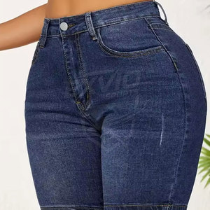 Shorts de Mezclilla para Mujer, Diseño Personalizado OEM, Cintura Media, Venta Directa de Fábrica, Tela Transpirable - Product Image 3