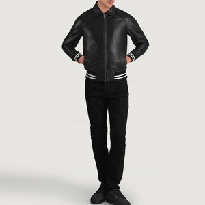Chaqueta de Cuero Varsity Personalizada para Hombre, Estilo Casual, Urbana, Universitaria, Bomber, Béisbol - Product Image 5