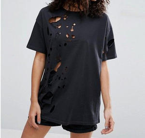 Custom Spring 2025 <b>Womens</b> Clothing Ripped Sweatpants Custom <b>Flare</b> Sweatpants Baggy Staked French Terry Distressed <b>Jogger</b> Pant - Product Image 5