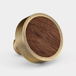 Luxurious Round Solid Brass Antique Gold Door <b>Knobs</b> <b>for</b> Home <b>Dresser</b> Door Cabinet Furniture Decorative Kitchen Wardrobe Handle - Product Image 2