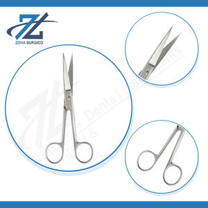 Ciseaux de pansement de produit de haute qualité émoussés droits 130mm de long fabrication d'acier inoxydable chirurgical au Pakistan - Product Image 4