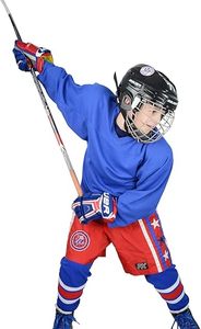 Romeo Industry Youth Hockey Jersey 100% poliéster transpirable patrón sólido práctica Jersey para adolescentes - Product Image 5