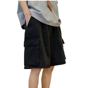 2025 Latest <b>Men's</b> Casual Baggy Style Winter <b>Shorts</b> Vintage Y2K Bermuda <b>Cargo</b> Streetwear with Rivet Decoration for <b>Men</b> - Product Image 2