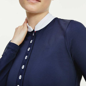 Material cómodo OEM, capa base ligera y para montar a caballo, ropa ecuestre, capa base de poliéster para mujer con logotipo personalizado - Product Image 4