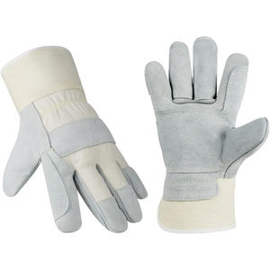 Gants de travail flexibles en cuir de vachette avec logo personnalisé Gants de travail de sécurité pour écran tactile Gants de travail à prix de gros - Product Image 1