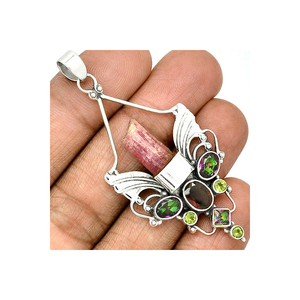 ออกแบบ925เงินสเตอร์ลิงศักดิ์สิทธิ์แองเจิลปีกจี้เครื่องประดับสำหรับขายในราคาที่ดีที่สุด - Product Image 1