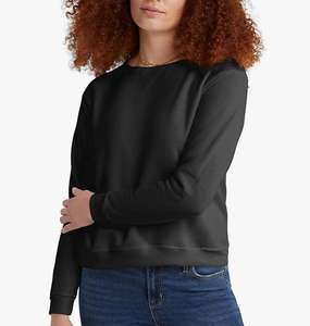 Sweat-shirt en jersey personnalisé tendance pour femmes, manches longues, coton, service OEM, toutes saisons - Product Image 3
