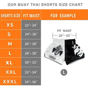 Custom logo Nylon Blank Plain Muay Thai <b>Boxer</b> Mma Shorts Wholesale Thai Boxing <b>Trunks</b> - Product Image 6