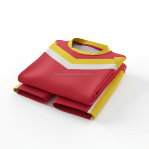 Conjunto de Uniforme de Rugby Ligero Bordado Profesional con Mangas Cortas, Precio de Fábrica Personalizado OEM - Product Image 5