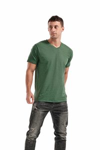 T-shirts pour hommes 100% coton Tissu tricoté de haute qualité Logo personnalisé et motif de lettre personnalisé Service OEM en vente - Product Image 4