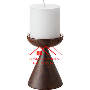 Curve Design Customize Shape <b>Wooden</b> Candle <b>Holder</b> for Home Hotel and Restaurants Decorative <b>Wooden</b> Accessories - Product Image 5