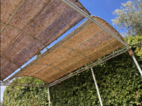 Voiles d'ombrage 100 % fibres de coco, filet pare-soleil extérieur, emballage roulé pour ombrage extérieur, fabriqué en Inde