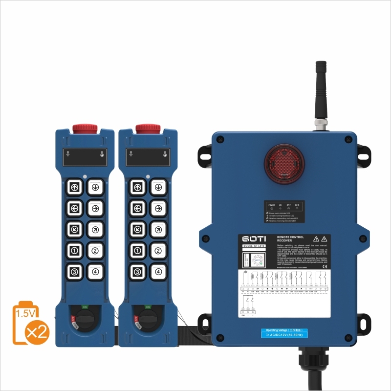 Bleu 12V AC DC 2T1R