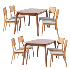 Hot Selling Outdoor and Indoor Furniture <b>Dining</b> Table <b>Set</b> Wooden <b>Dining</b> <b>Set</b> With <b>4</b> <b>Chairs</b> High Quality Product - Product Image 1