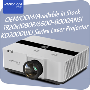 <span class=keywords><strong>Projecteur</strong></span> <span class=keywords><strong>laser</strong></span> <span class=keywords><strong>4K</strong></span> VIVIBRIGHT KD2000UCST avec luminosité de 8000 Lms, idéal pour la formation en salle, la projection sur scène et les salles de réunion - Product Image 2