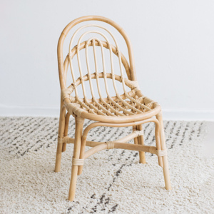 Meubles de chambre d'enfant, chaise en rotin tressé de la plus haute qualité, chaises naturelles pour enfants, décoration de chambre d'enfant - Product Image 5