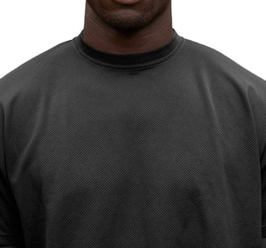 Camisetas Deportivas Personalizadas para Hombre, de Malla Tejida, de Poliéster, para Entrenamiento, Running, Fitness, Ejercicio, con Logotipo Bordado, Anti-Pilling - Product Image 2