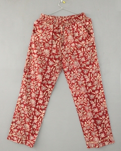 Set pigiama 100% da donna in cotone con blocco a mano abito da notte stampato floreale termico confortevole PJ per festa nuziale ODM fornitura estiva - Product Image 6
