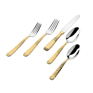 Couverts modernes en acier inoxydable 3 pièces les plus vendues ensemble cuillère fourchette couteau pour les dîners de mariage couverts en argent durables - Product Image 3