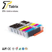 Cartouche d'encre Tatrix PGI-530 CLI-531 avec puce compatible pour imprimante Canon PIXMA IP7250 MX925
