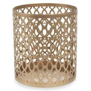 Decorative <b>small</b> iron tea light votive holder with laser cut design for <b>bedside</b> <b>tables</b> shelves mantelpieces decoration - Product Image 3