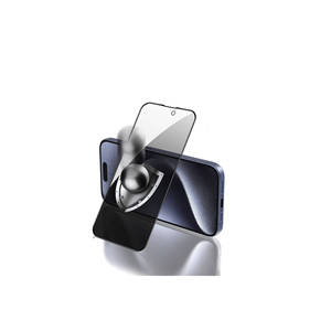 Protection d'écran en verre trempé SAFA Rika Series Netzy pour iPhone 15 Pro - Installation facile, anti-espionnage, anti-choc, 3D Radian - Product Image 1