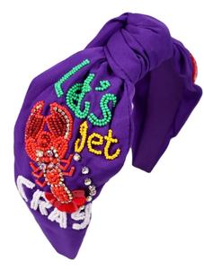 Diadema con cuentas de Mardi Gras de mejor diseñador, manera perfecta de mostrar tu Espíritu de Mardi Gras en India - Product Image 4