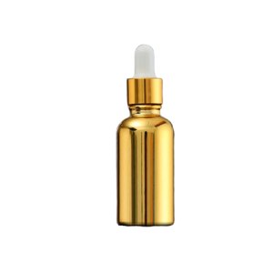Frascos cuentagotas de vidrio color oro rosa y ámbar de 10-50 ml, 100% a prueba de fugas con protección UV para suero de cuidado de la piel de lujo y aceite esencial. - Product Image 4
