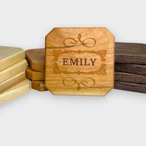 Posavasos de madera maciza resistente al calor y duradero Sheesham Wood Coaster Premium Quality - Product Image 1