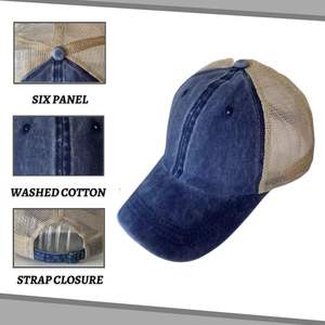 Casquette de baseball à bord court, chapeau d'entraînement à bord court uni réglable chapeau de pêche athlétisme chapeau de camionneur maille - Product Image 3