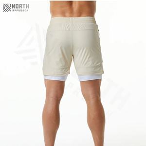 Pantalones Cortos Deportivos para Hombre de Alta Calidad, Suaves, Transpirables, Holgados, Casuales, Lisos, de Secado Rápido, de Algodón para Verano - Product Image 4