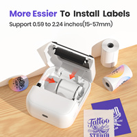 Impresora Térmica Portátil Mini C50 Luckjingle Personalizada de 200dpi en Existencia para Impresión de Etiquetas, Tatuajes y Fotos