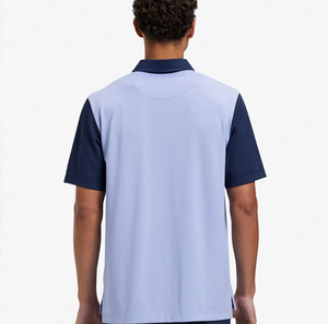 Polo de Golf cómodo y transpirable para hombre, holgado, de secado rápido, sostenible, antibolitas, cuello alto para ropa informal y relajada - Product Image 2