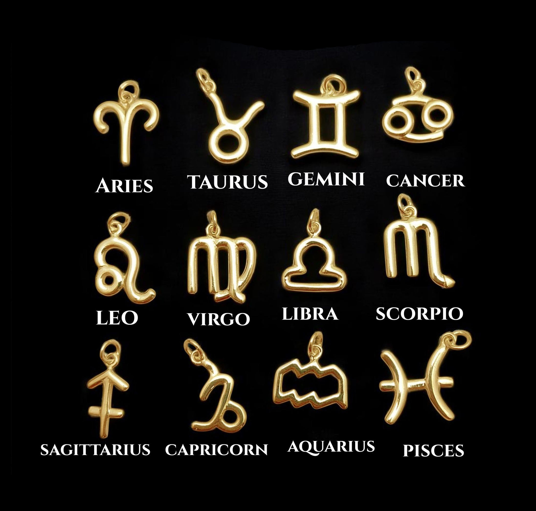 Available Zodiac Signs