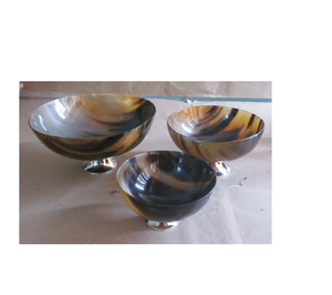 Bol en corne de buffle poli, design classique, prix élevé, artisanat de haute qualité, passe au lave-vaisselle, écologique - Product Image 2