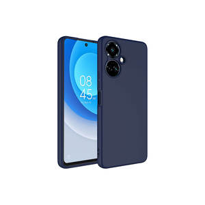 Étui de protection en silicone bleu marine Netzy Safa Mara Series pour Tecno Spark 9 Pro A58, coque arrière souple en TPU compatible Google - Product Image 1
