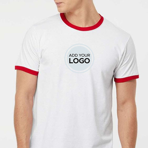เสื้อยืดคอกลมแขนสั้นสำหรับผู้ชาย, เสื้อยืดคอกลมแขนสั้นเสื้อลำลองเสื้อธรรมดาสำหรับฤดูร้อนเสื้อยืดโลโก้ได้ตามต้องการ - Product Image 1