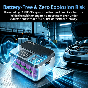 Arrancador de Baterías Portátil de 12V 24V con Supercondensador, 3000A, de Alta Resistencia, Sin Batería, para Camiones y Automóviles con Motor Diésel de hasta 16L - Product Image 3