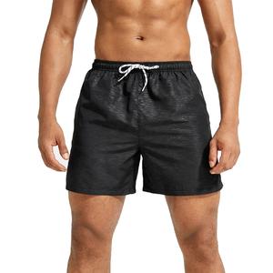 Pantalones cortos deportivos de cintura con cordón para hombre, Shorts de Entrenamiento Personalizados para correr, culturismo, gimnasio y playa - Product Image 1