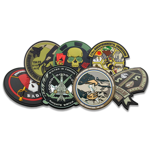 Parches Bordados en 3D para Coser, Precio al por Mayor, Tela de PVC de Moda, Diseño Personalizado, Insignia Bordada para Camiseta de Power Hint - Product Image 1