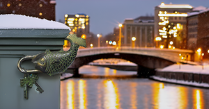 Beautiful <b>Padlocks</b> Fish Pad Lock Long Collectible Locks with Two Keys Functional Brass Is 2.5 Width and 7 Inch White Box Green - Product Image 5