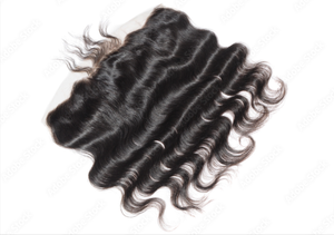 Direct de l'usine indienne HD Lace Frontal Virgin Hair Deep Wave Style 105G - Product Image 6