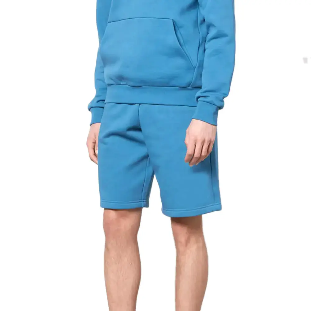 Custom Plain verstellbare elastische Taille Herren Baumwolle Fleece Shorts / New Custom ized Joggers Baumwolle Fleece Workout Herren Shorts