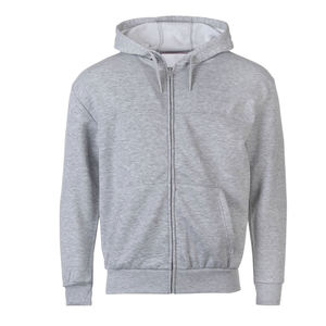 Sweat à capuche gris en coton lourd personnalisé direct d'usine avec décoration en dentelle OEM sweats à capuche personnalisés tendance prix de gros - Product Image 5